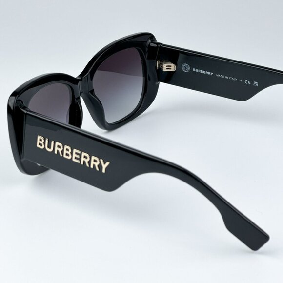 Burberry BE4410 4038F2 BRAND NEW Sunglasses Black Dark Grey Women - Picture 8 of 10